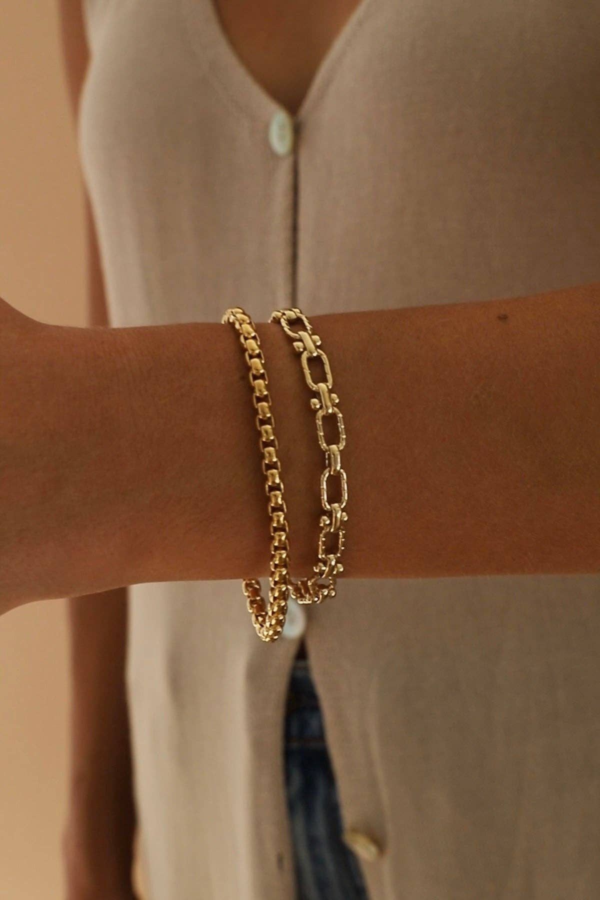 Nova Gold Chain Bracelet
