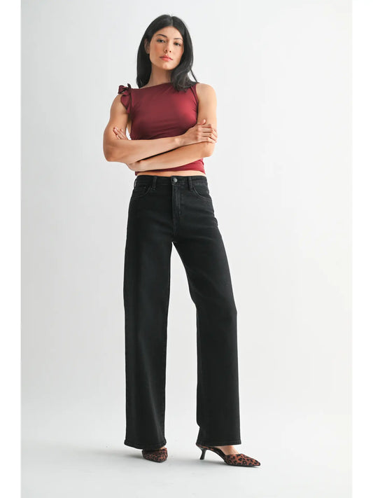 High Rise Wide Leg