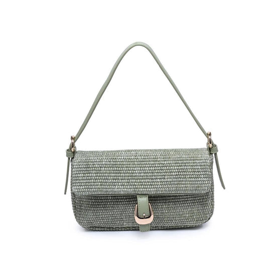 Gloria Straw Bag Sage