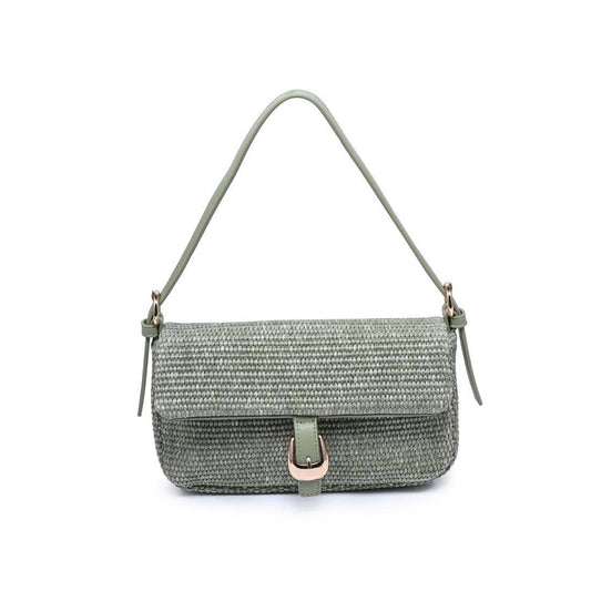 Gloria Straw Bag Sage