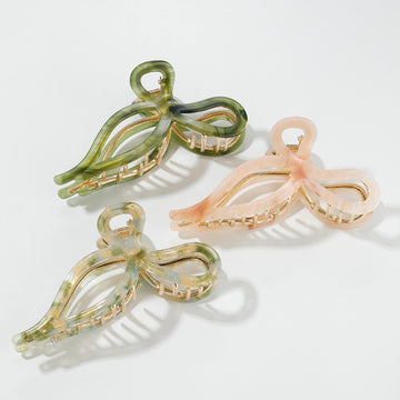 Sabrina Ribbon Bow Claw Clip