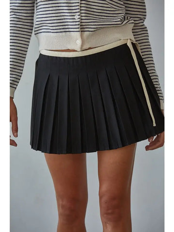 Astrid Pleated Mini Skirt