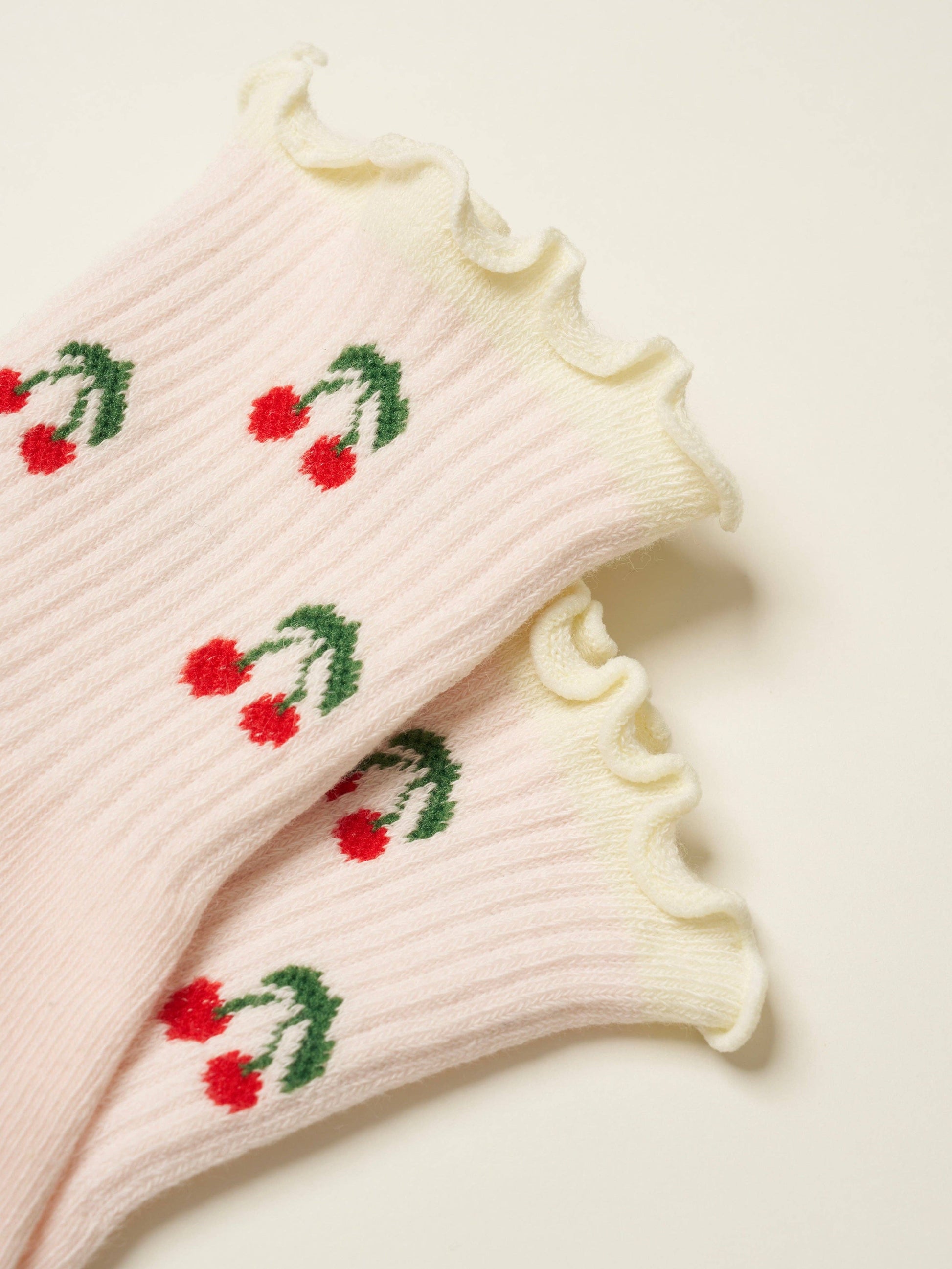 Cherry Pilates Socks