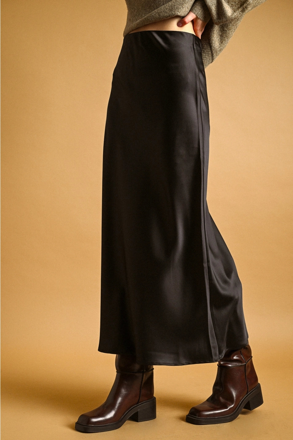 Cyrene Satin Skirt