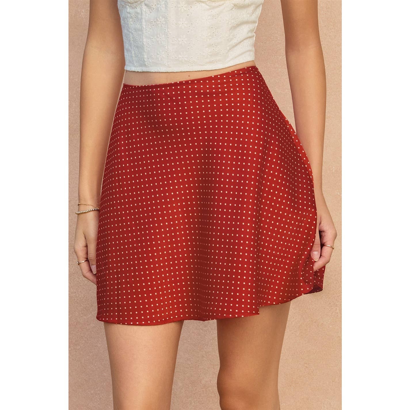 Tori Dot Mini Skirt