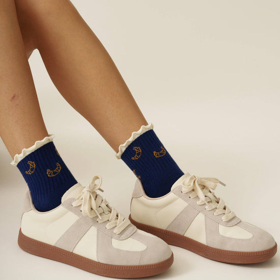 Croissant Pilates Socks