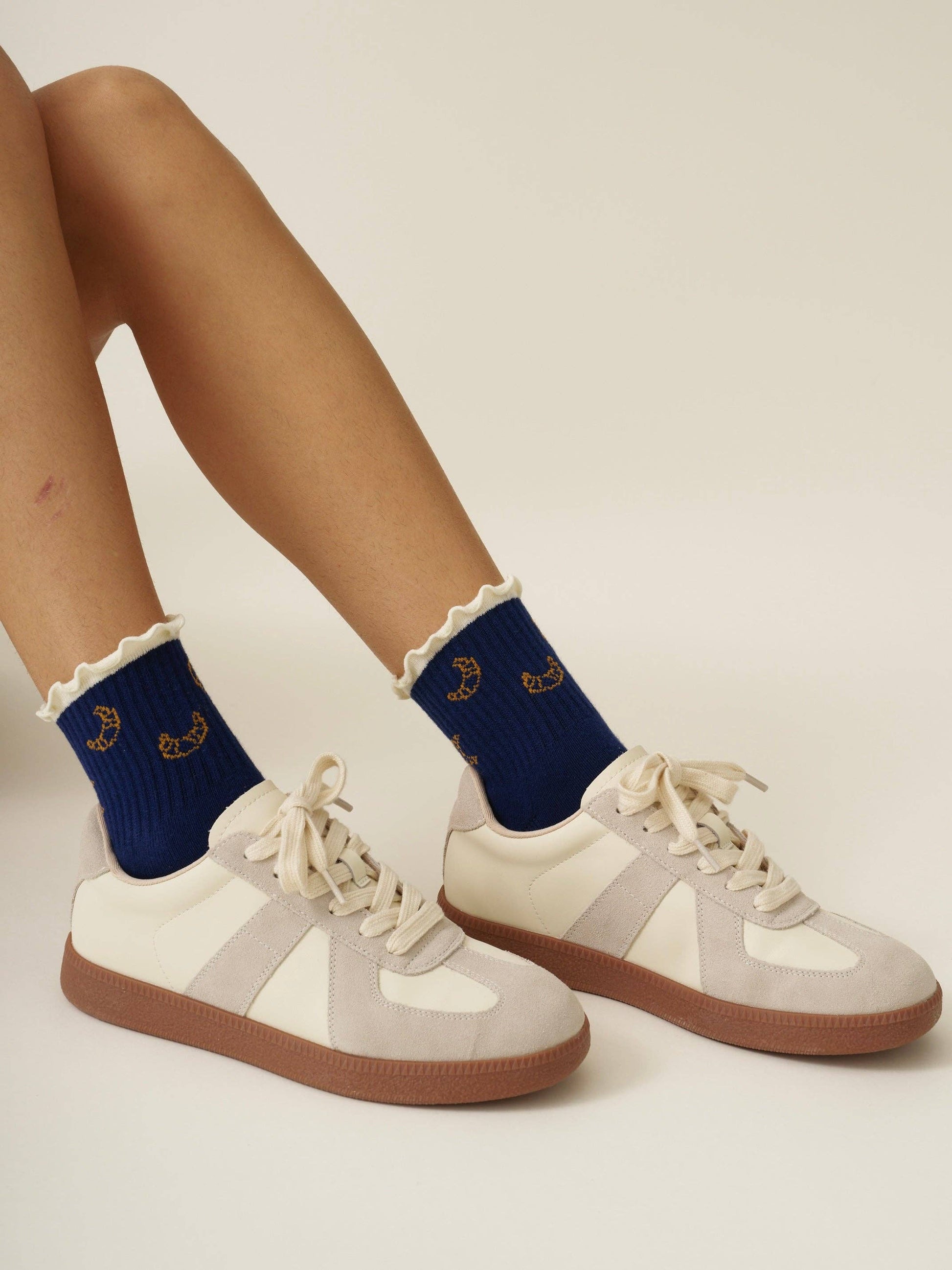 Croissant Pilates Socks