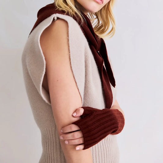 Merino Wool Fingerless Gloves