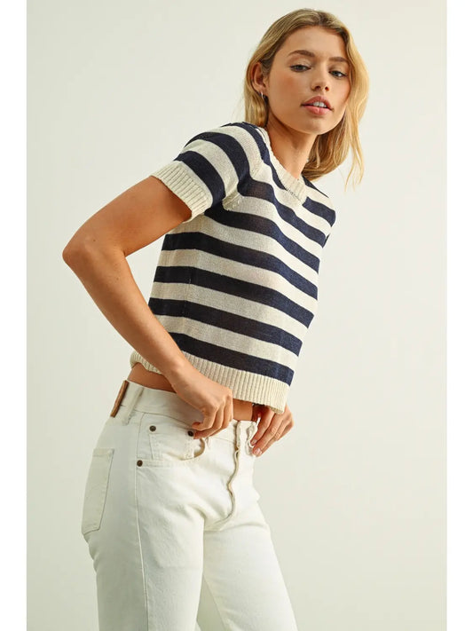 Nadia Striped Top