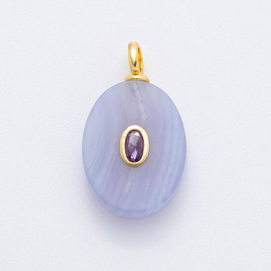 Natural Gemstone Charm
