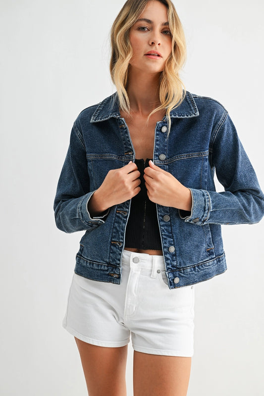 Denim Moto Jacket