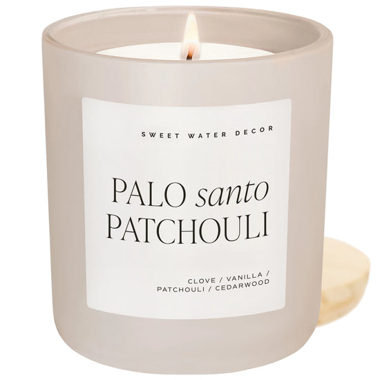 Palo Santo and Patchouli 15 oz Soy Candle