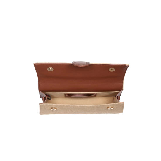 Violet Straw Bag