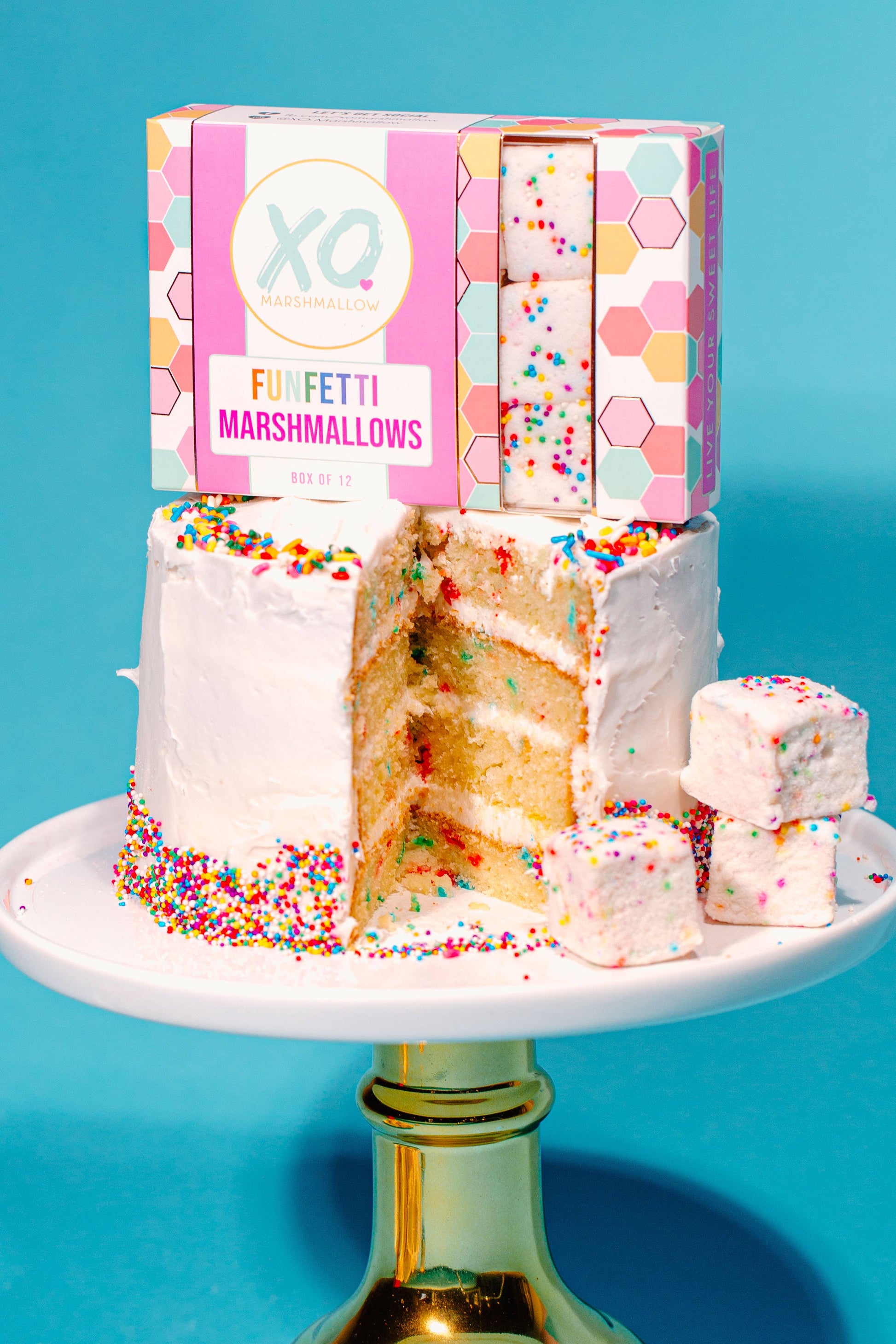 Funfetti Marshmallows / Gluten Free / Peanut Free