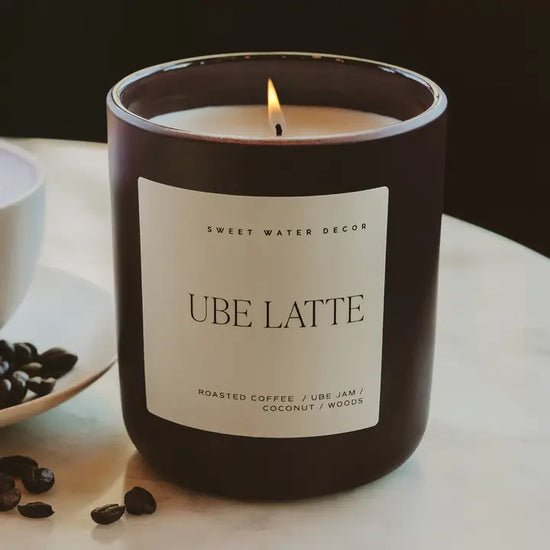 Ube Latte 15 oz Soy Candle