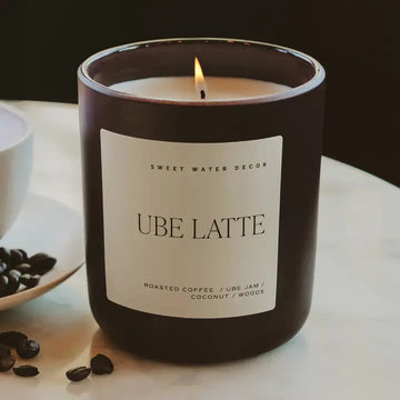 Ube Latte 15 oz Soy Candle