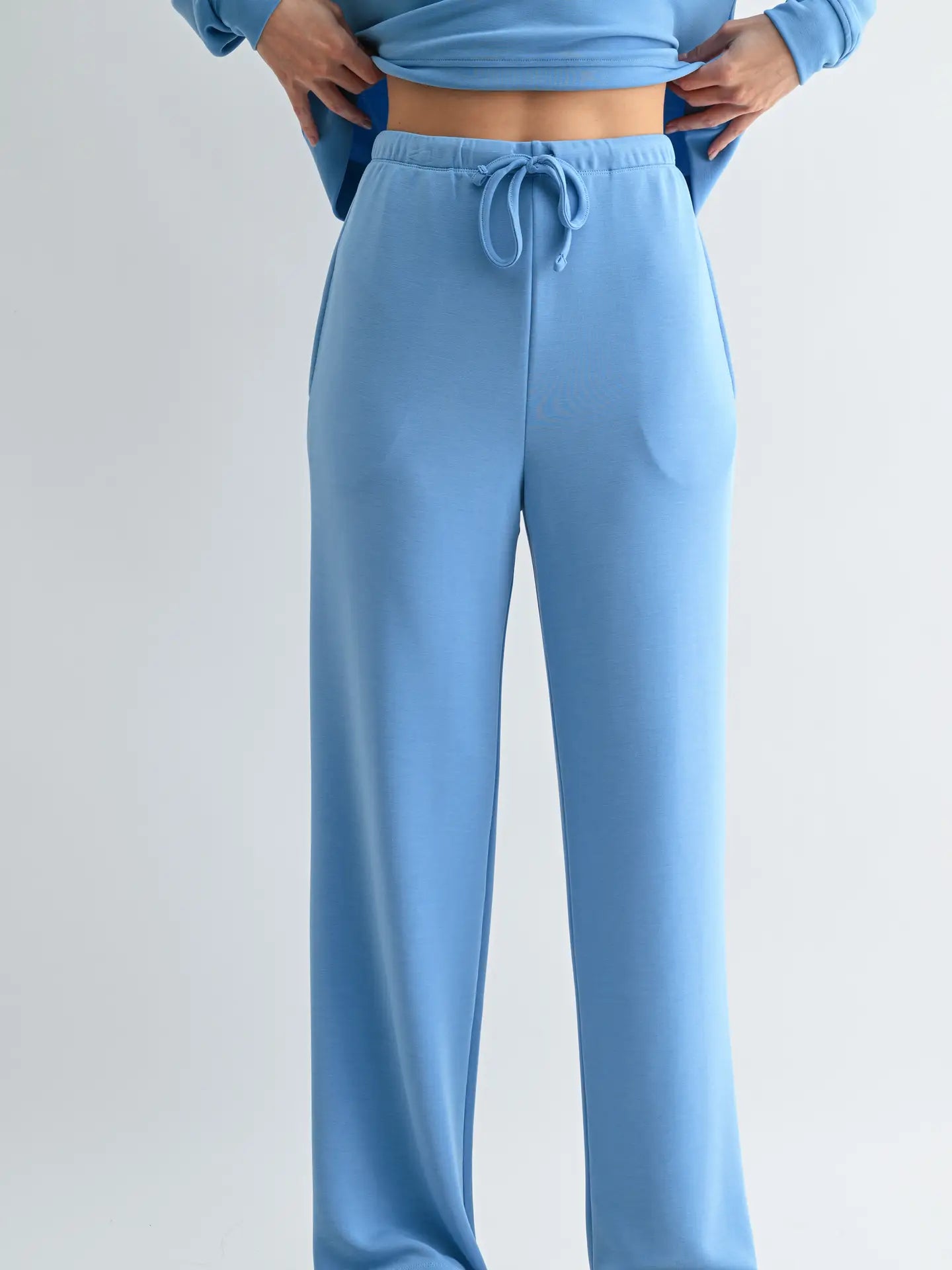 Laguna Wide Leg Lounge Pant Blue