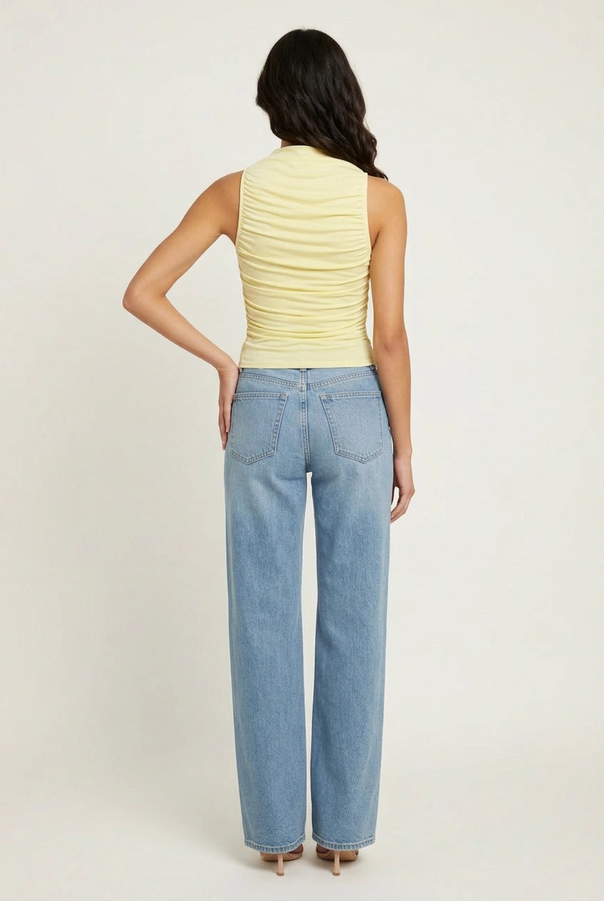 Rachelle Mock Neck Top