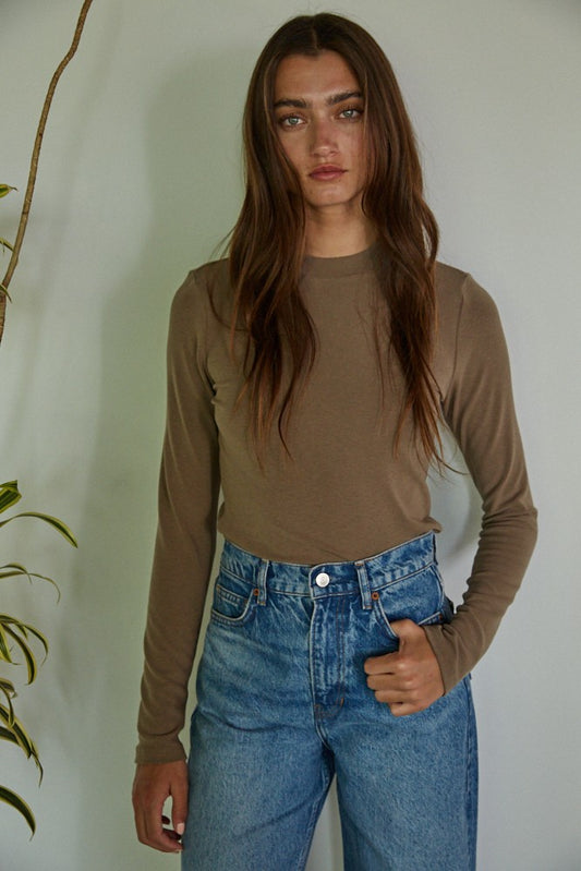 Poppy Mock Neck