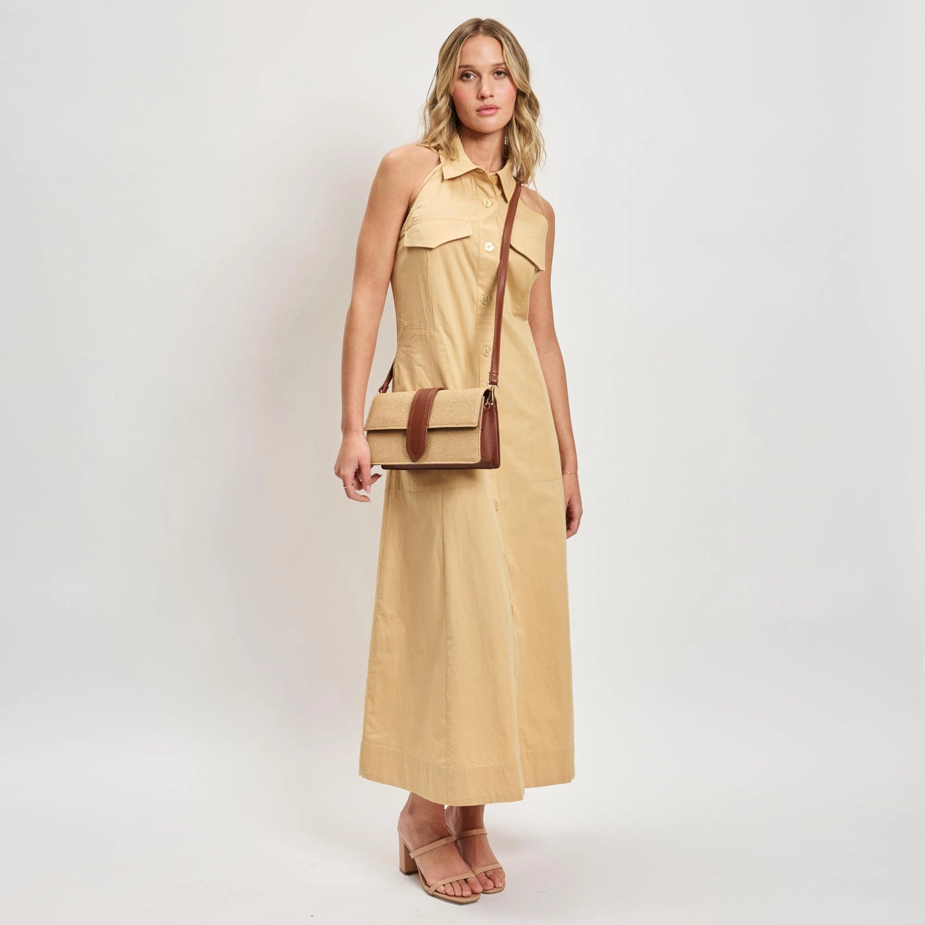 Violet Straw Bag