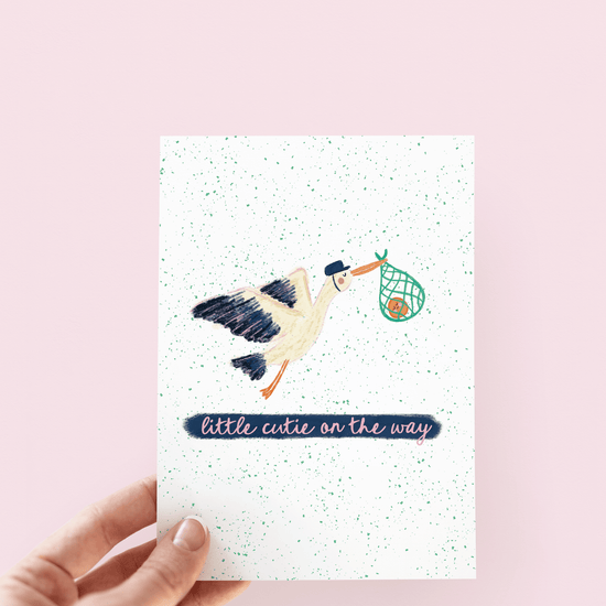 Little Cutie On the Way Card
