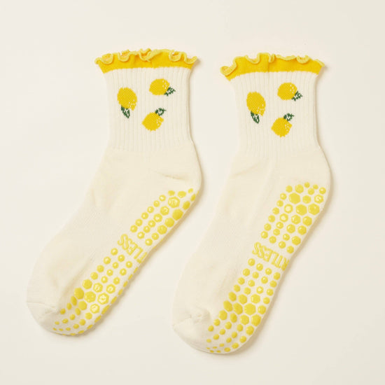 Lemon Pilates Socks