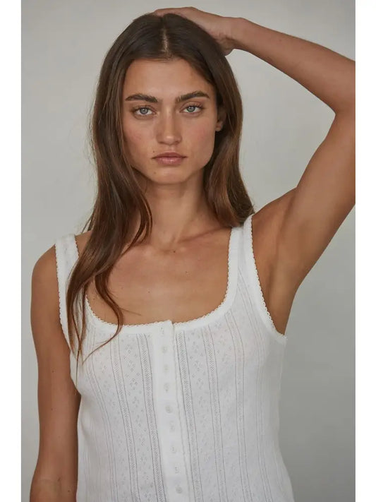 Dreamy Pointelle Tank