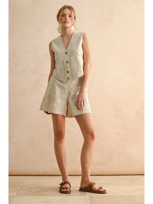 Brooke Floral Vest