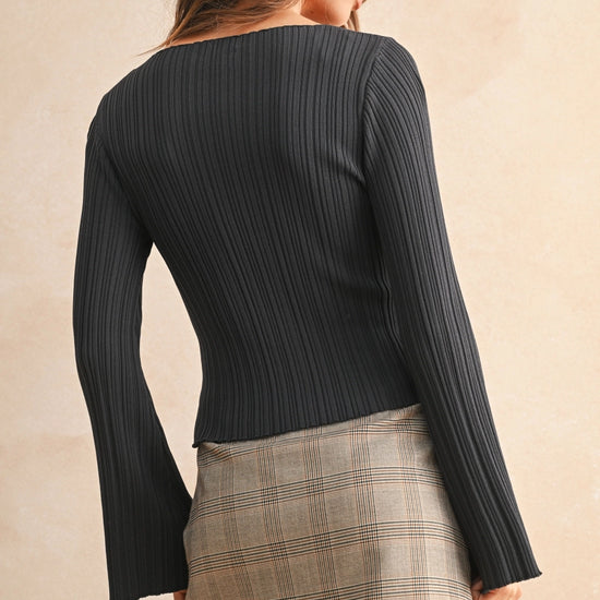 Lily Ribbed Long Sleeve