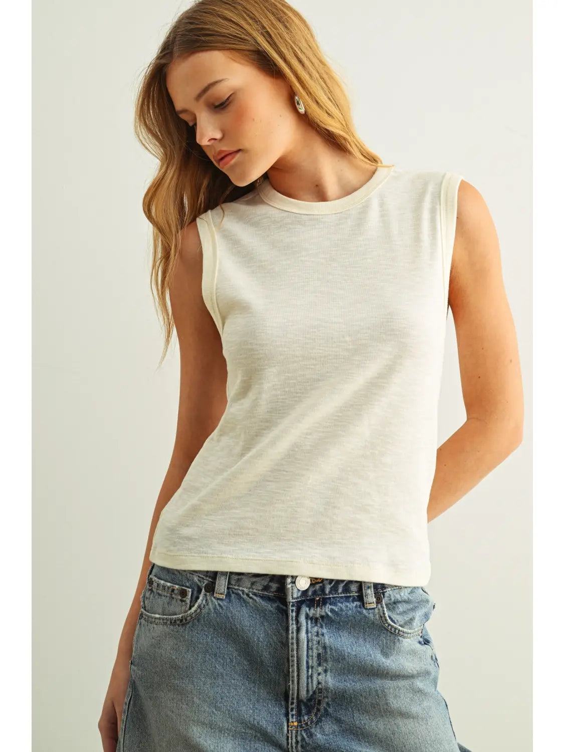 Tilly Tank Cream