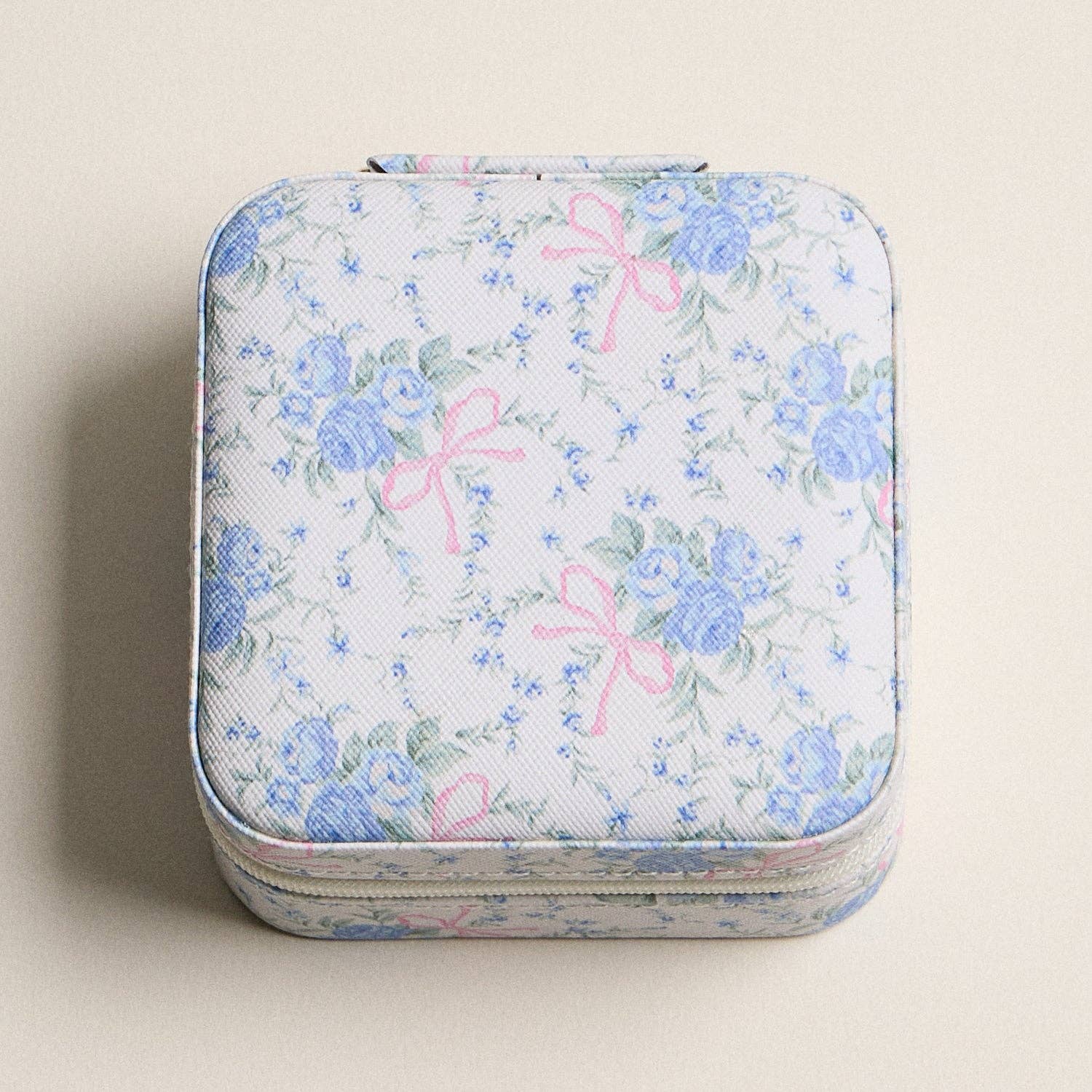 Travel Jewelry Box Pink Bows
