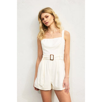 Charleston Romper Ivory