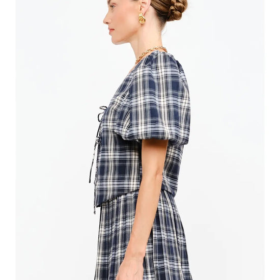 Aria Pleated Mini Skirt