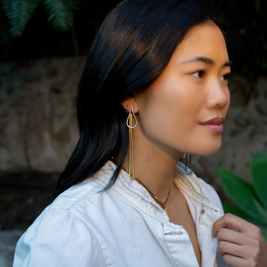 Slip Knot Dangle Earrings