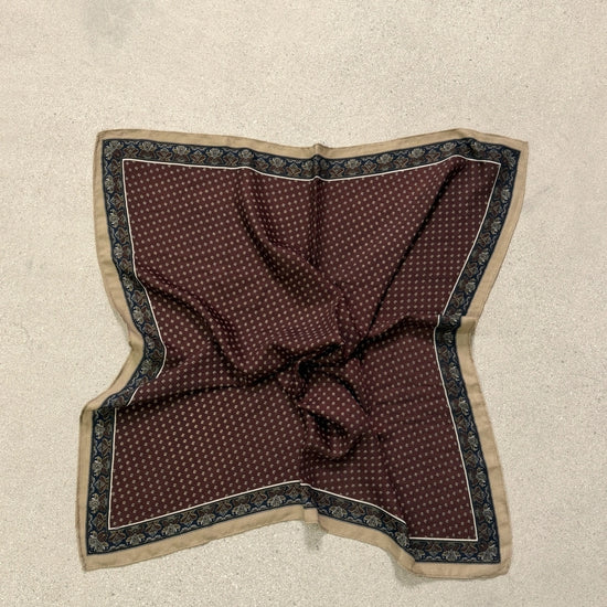 Paisley Border Print Scarf