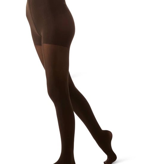 Perfectly Opaque Control Top Tights Dark Chocolate