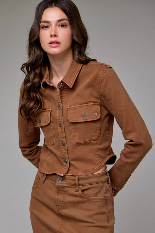 Tawny Shirt Jacket