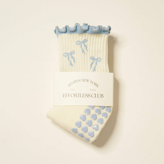 Bow Ruffle Pilates Socks