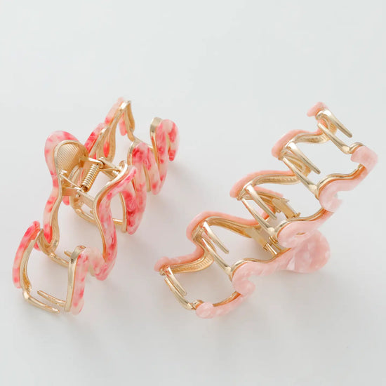Willow Squiggle Mini Metal Claw Clip