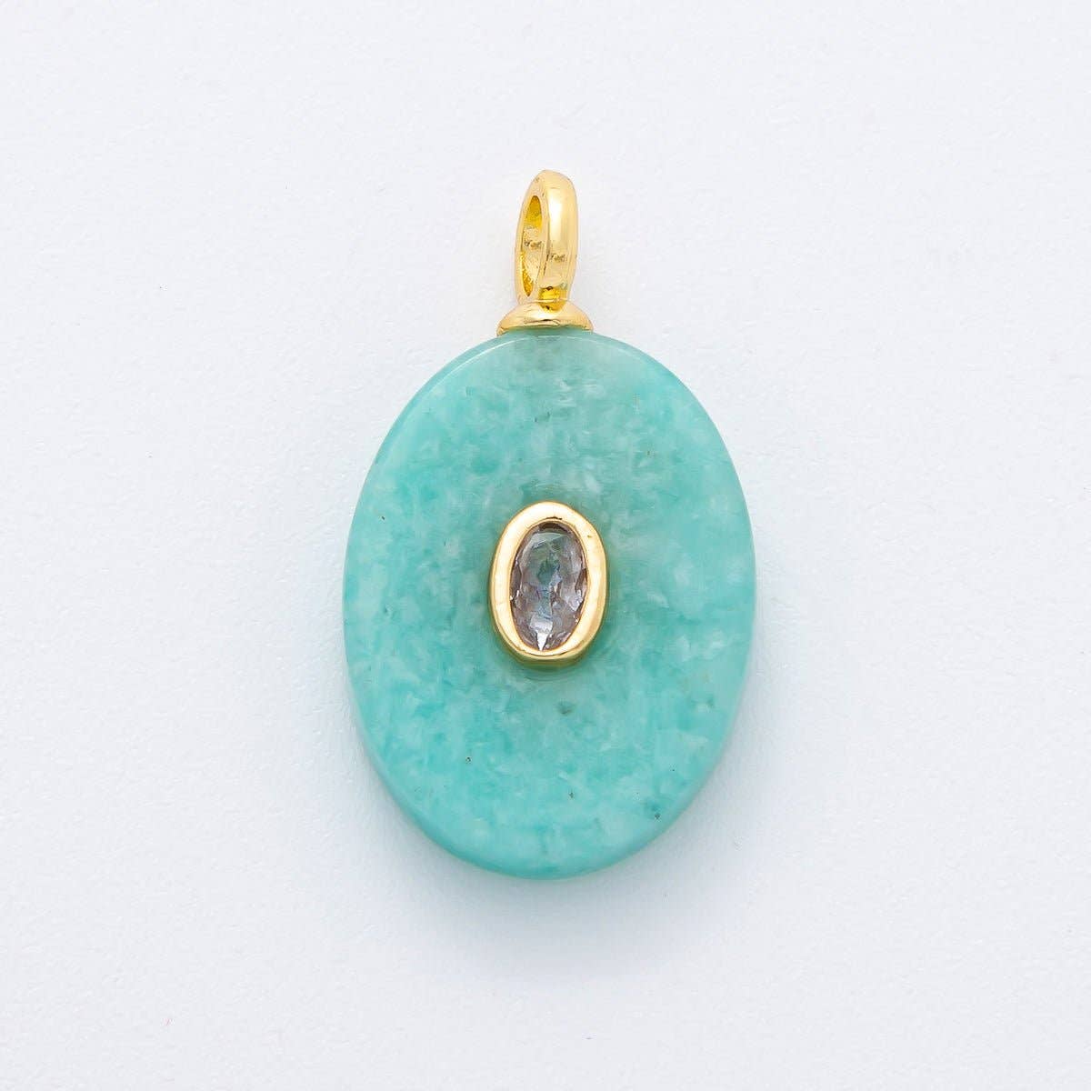 Natural Gemstone Charm Amazonite