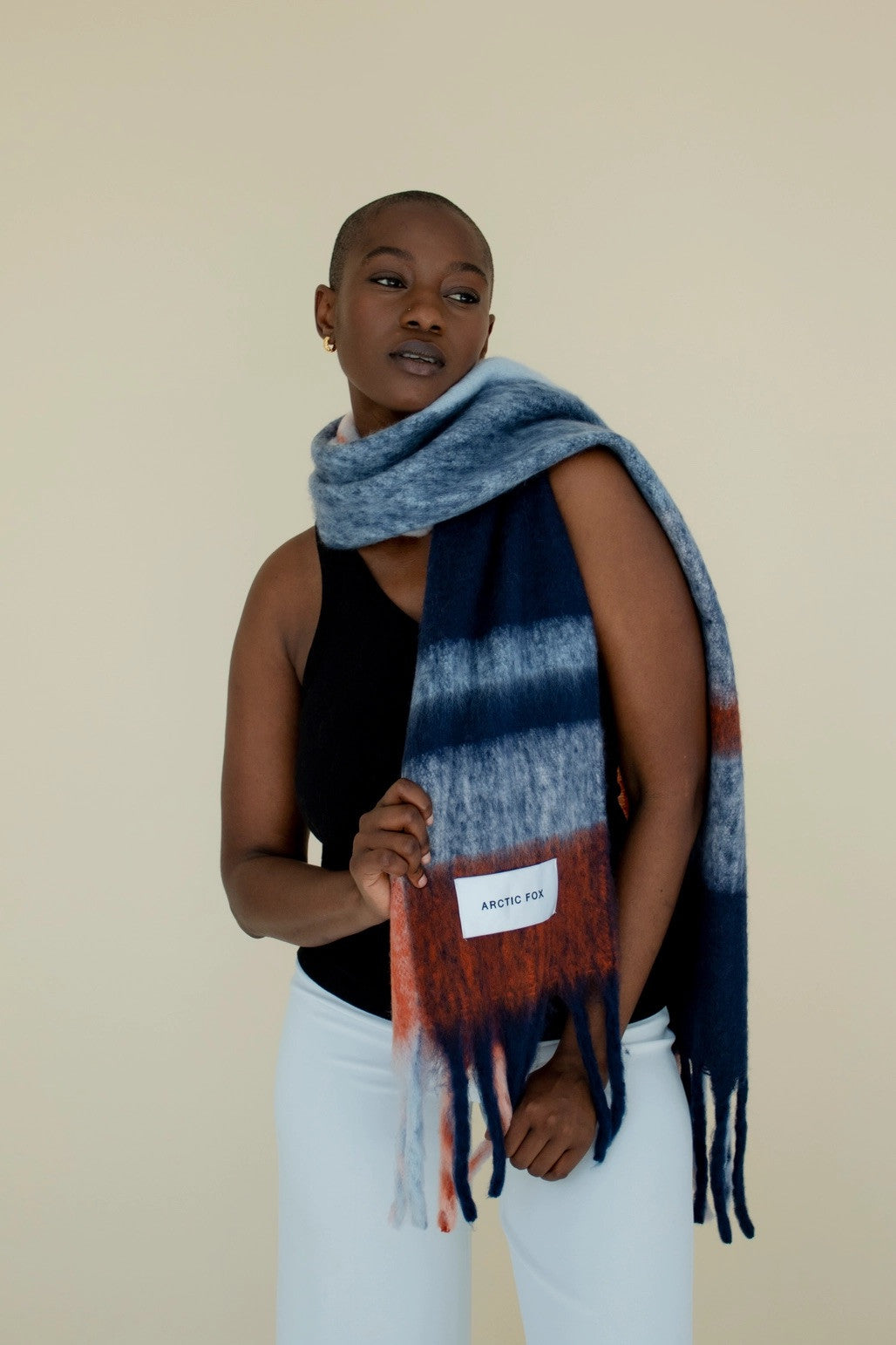 The Stockholm Scarf - 100% Recycled Winter Lagoon