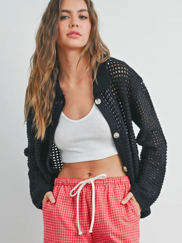 Easton Crochet Cardigan