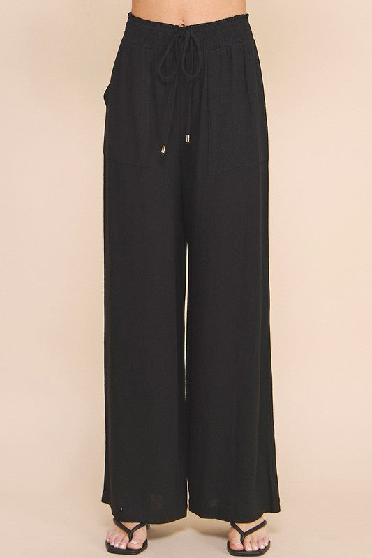 Cali Linen Wide Leg Pants