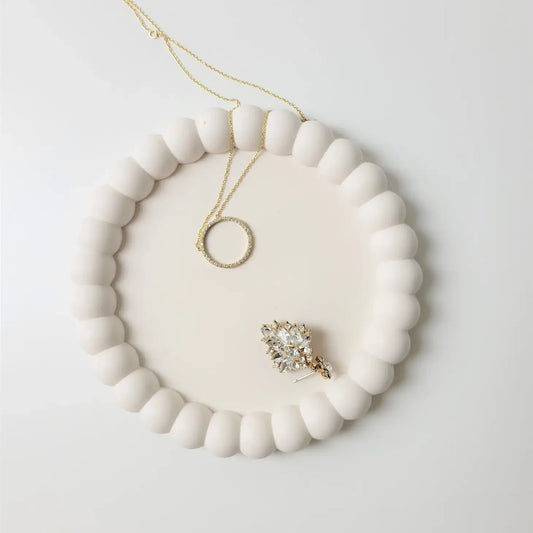 Mochi Donut Small Bubble Jewelry Trinket Tray | Dish