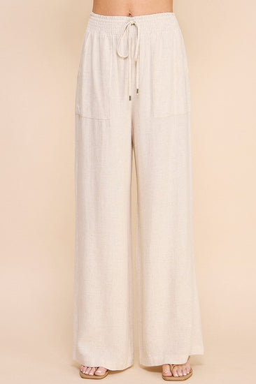 Cali Linen Wide Leg Pants