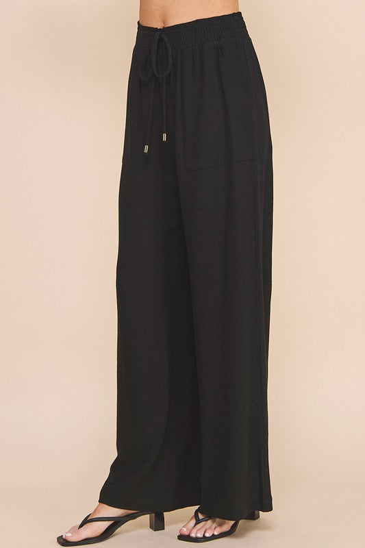 Cali Linen Wide Leg Pants