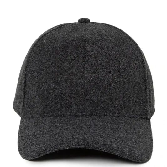 Wool Style Baseball Cap Charcoal
