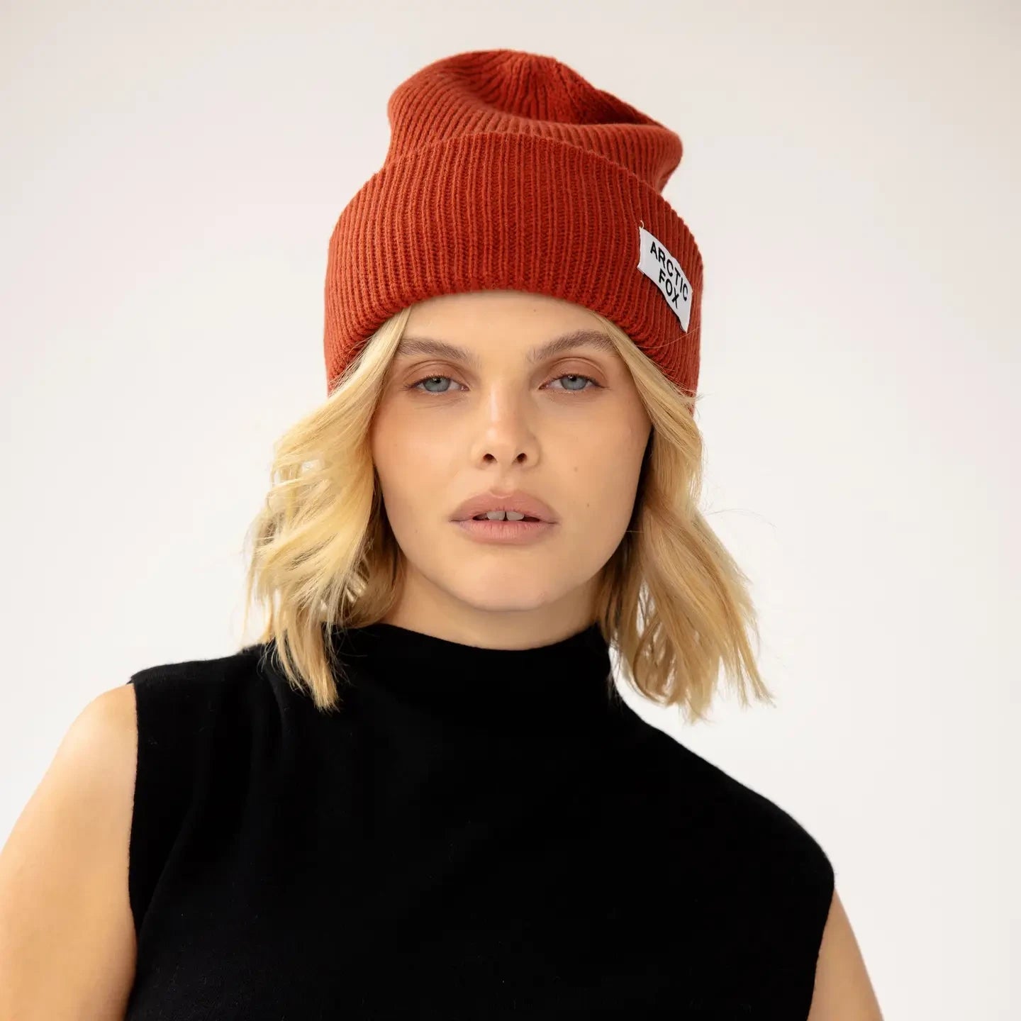 Recycled Bottle Beanie Deep Terracotta
