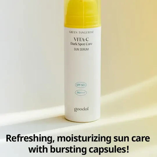 Goodal Green Tangerine Vita C Dark Spot Care Sun Serum Spf