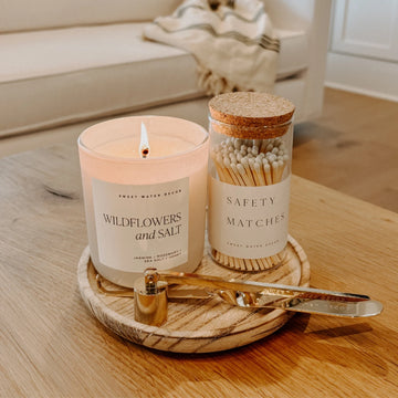Wildflowers and Salt 15 oz Soy Candle